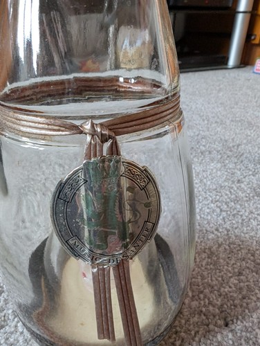 Vintage music decanter - music,
