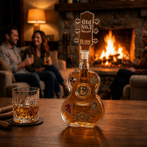 Guitar whiskey decanter rock - whiskey,