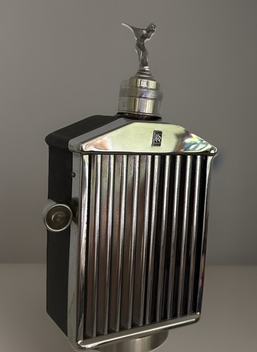 Vtg chrome rolls royce - rolls, grill