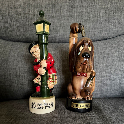 2pc ceramic novelty wine - 2pc,