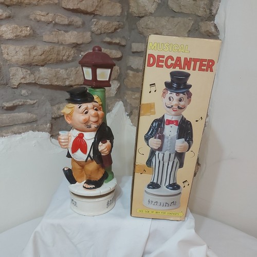 Vintage musical decanter - vintage,