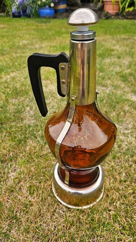 Vintage retro musical decanter - vintage,