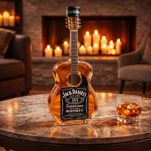Guitar whiskey decanter music - guitar, decanter,