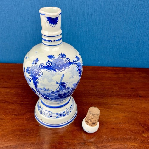 Dutch delft musical - dutch, decanter