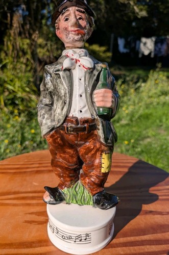 Vintage musical decanter hobo - vintage,
